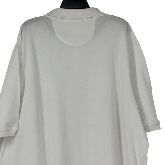 Mens Amazon Essentials White Polo Size 3XT Big & Tall Pic Short Sleeve NWT 3627 - Picture 8 of 9